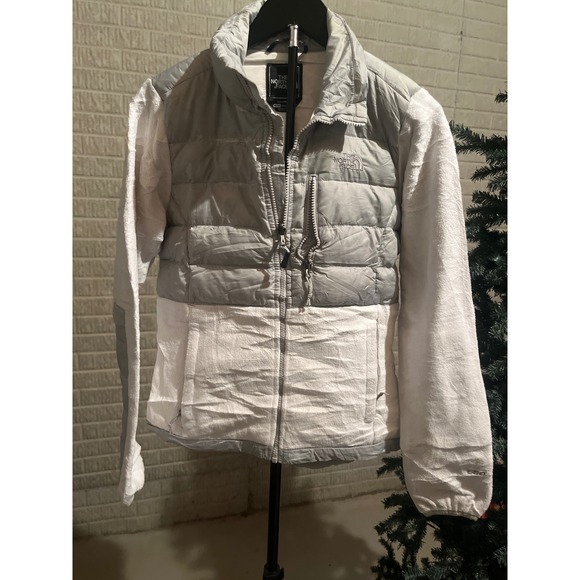 The North Face Jackets & Blazers - The North Face Women's Hybrid Fleece Down Jacket Size XS Light Gray White